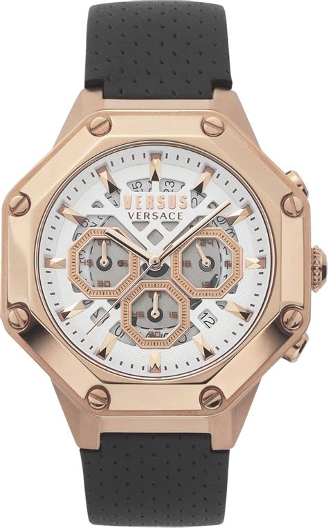 versus versace sunlight uhr|Versace leather watch.